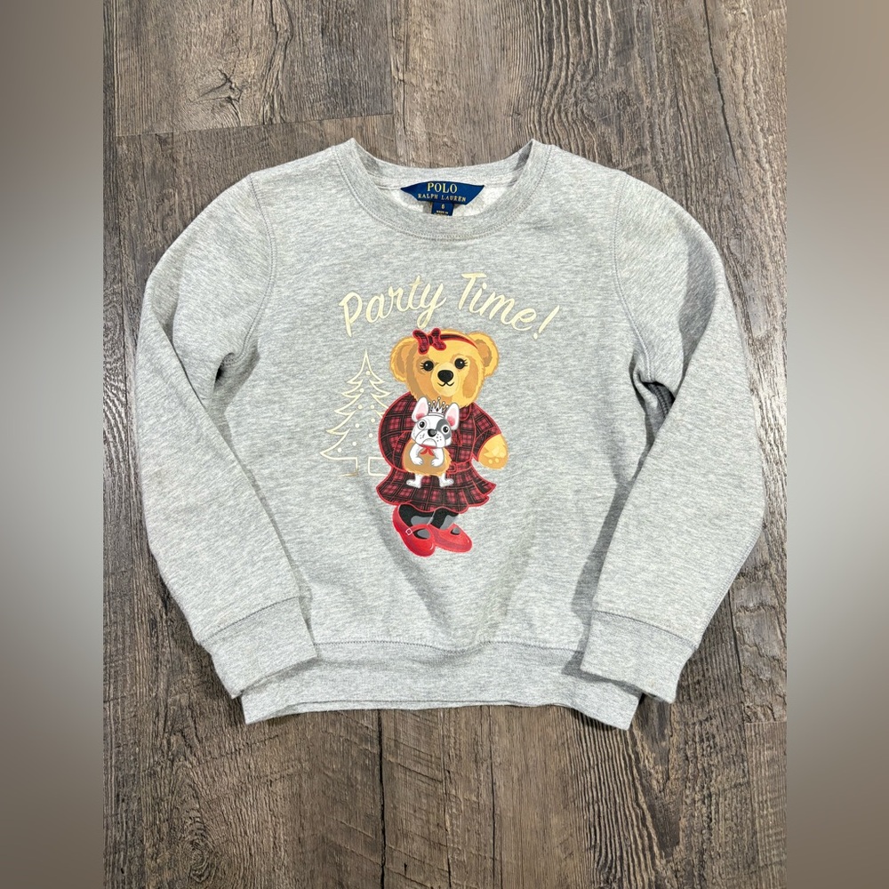 POLO Ralph Lauren Gray Girls Sweatshirt